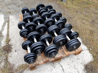 SADA činek jednoruček 12,5-30kg 340kg - NOVÁ - 7