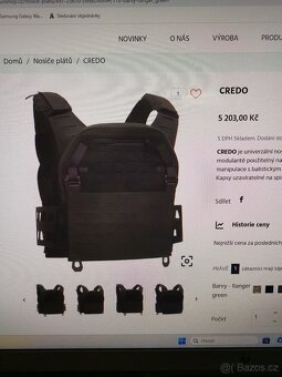 balistická neprůstřelná vesta policie balistické taktická - 7
