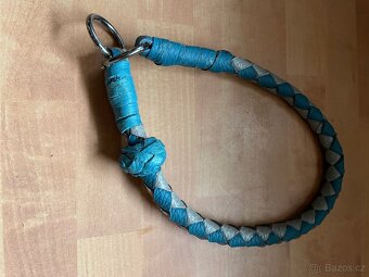 Kožené pletené vodítko a obojek - 7