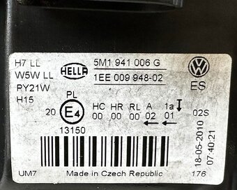 Halogen vpravo 5M1941006G VW Golf 6 plus 2011 - 7