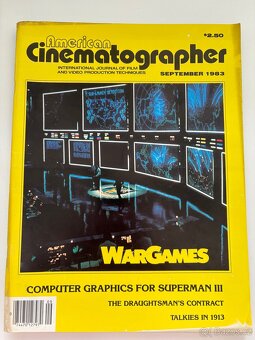 Set vintage filmového časopisu Cinematographer z osmdesátek - 7