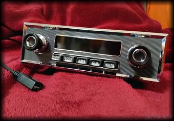 Veteránské retro autorádio NOVÉ, BT+USB MP3+RDS - 7