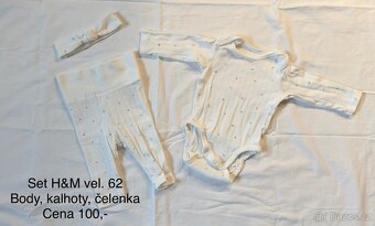 Balík oblečení a doplňků pro miminko velikost 0-74 - 7