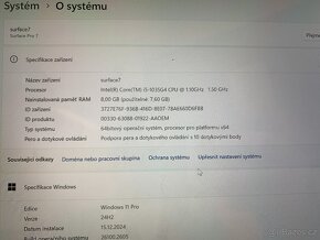 Surface PRO 7 + klávesnice, 8GB, I5 - 7