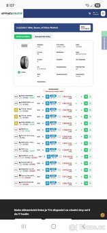 4ks Letni pneu 215/55 r17 NEXEN PRIMUS - 7
