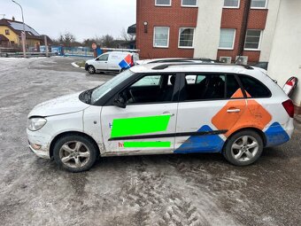 Škoda Fabia II 2 1.6 TDi 55 kw CAY bílá na díly - 7