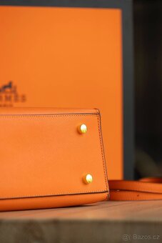 🧡 Exkluzivní kožená kabelka v oranžové – luxusní styl a nad - 7
