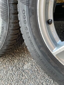 Kompletní litá kola Borbet se zimními pneu Continental/Pirel - 7