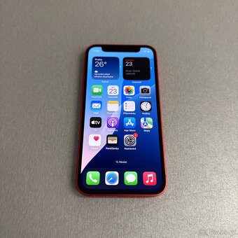 iPhone 12 mini 128GB červený, pěkný stav, 12 měsíců záruka - 7