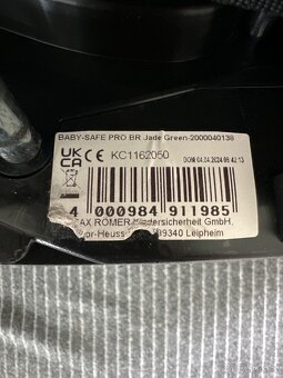 Autosedačka Britax Romer Baby Safe Pro s isofixovou základno - 7