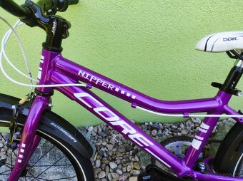 Značkové dětské kolo CORE NIPPER 20" (fialová) - 7