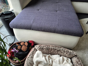 Veľký rozkladací gauč, tvar U , celková šírka 353cm - 7