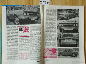 4x časopis Automobil 1976 ŠKODA 120pavool X117 - 7