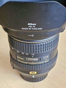 Nikon objektiv 16-80 VR DX - 7