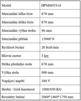 Kompaktní řezačka V-CUT 66 - 7