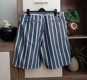 Zara pánské šortky vel. L/XL bavlna + len - 7