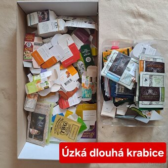 Obaly od čajů - několik krabic - sbírka a výměna - 7