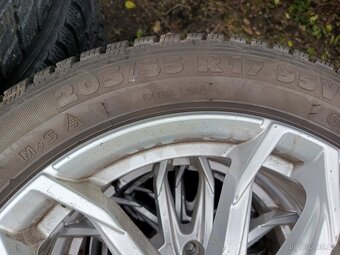 Prodám ALU kola 205/55R17, 4x100, 6,5Jx17 ET45, díra 60,1 - 7