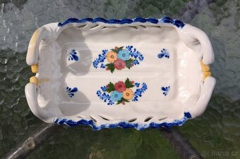 Porcelánový podnos s labutěmi - 7