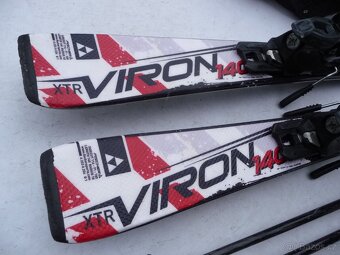 17. Lyže FISCHER - 140 cm + boty SALOMON 40eu + HOLE - set - 7