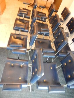 Křesla chromovaná čalouněná 12kusů, Belet OPP Vejprty - 7