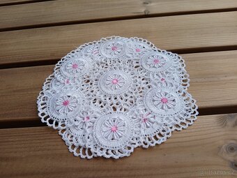 Háčkované dečky-cena je uvedena za kus - 7