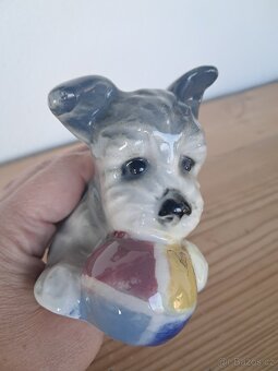 Porcelánová figurka pejska - 7
