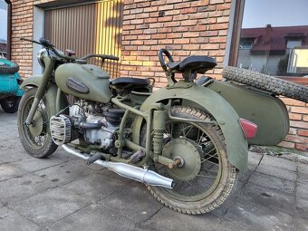 Ural,Dněpr MW 750 vojenský s poháněnou sajdou - 7
