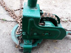 Řetězový zdvihač břemen - kočka BRANO typ 10-00 na 500kg - 7