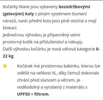 Sportovní kočárek Espiro Wave green - 7