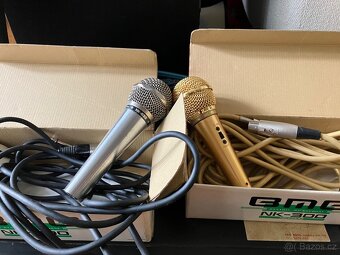 Masivni Sloupcove repro zesilovač mikrofony karaoke - 7