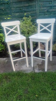 2x barové židle IKEA Ingolf - 7