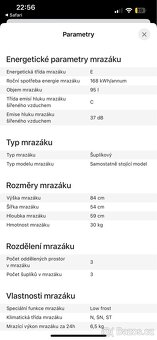 Mraznička Beko FSE1174N – tichá, úsporná, v záruce - 7