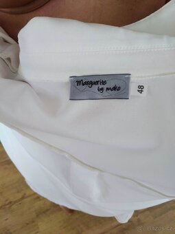 Bílá halenka jako nová, Marguerite by mako, 48 - 7