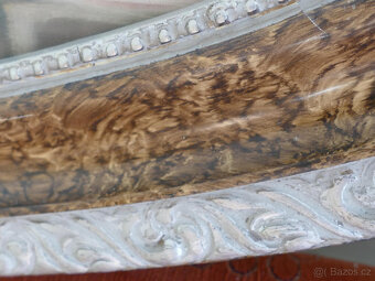 VELKÝ OVÁLNÝ OBRAZ Z ROKU 1950 - 53 (OLEJOMALBA NA PLÁTNĚ) - 7