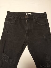 Trhané džíny Bershka vel.38 - 7