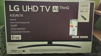 Parádní SMART LED TV LG 43UN74003LB - 7