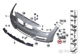 BMW 1 F20 držák přední mlhovky, guma dveří - 7