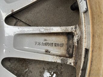 Sada kol s gumama VW original 5x112 - 7