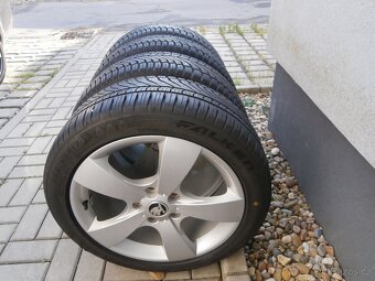 LETNÍ ALU KOLA 5 X 112 225 45 17 PNEU NOVÉ - 7