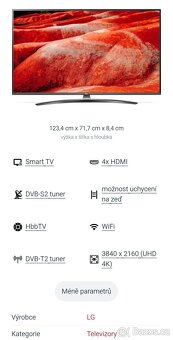 TV - LG 55" Smart TV, LED, - 7