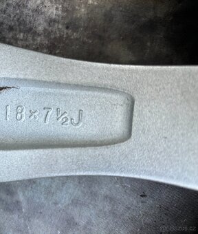 Originální Alu kola Toyota Rav4 235/55/18 TOP STAV - 7