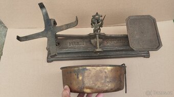 Stará 10kg váha s miskou - 7