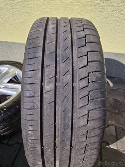 5x112 18 7J ET43 orig. alu kola Audi vč. let pneu Continenta - 7