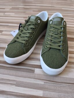 PÁNSKÉ SPORTOVNÍ TENISKY | KHAKI ZELENÁ | TOMMY HILFIGER - 7