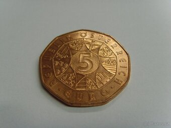 4x pamětní euromince Rakousko 5 euro 2016-2019 - 7