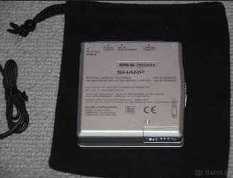 Minidisc SHARP MD-MT200,MDLP, media,manual, přísluš - 7