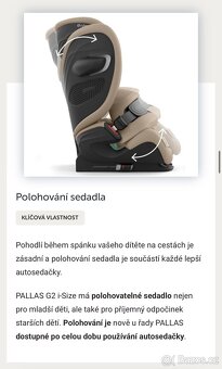 50% sleva - Cybex Pallas G2 i-Size Beige Plus 2025 - 7