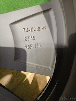 Original 18" VW alu disky 7J et45 - 7