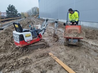 Minibagr Takeuchi TB108, rozsirovaci. - 7